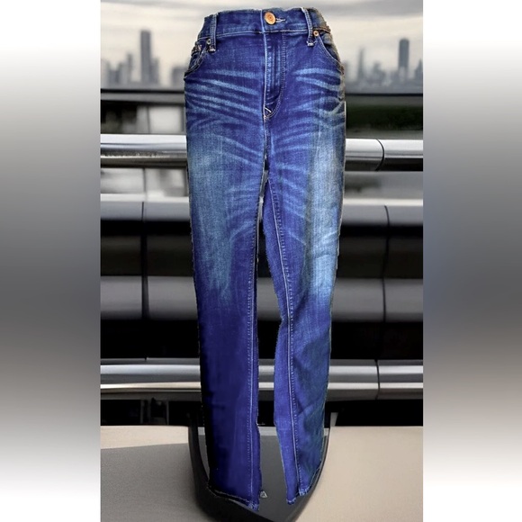 👖EXPRESS JEANS👖SKINNY MID RISE STRETCH JEANS EUC💥 - Picture 1 of 10